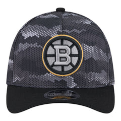 Boston Bruins New Era Zero Dark 39THIRTY Flex Hat - Black - NHL 203577224