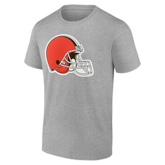 Cleveland Browns Team Authentic Personalized Name & Number T-Shirt Gray