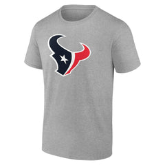 Houston Texans Team Authentic Personalized Name & Number T-Shirt Gray