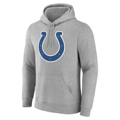 Indianapolis Colts Team Authentic Personalized Name & Number Hoodie Gray