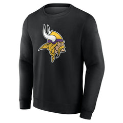 Minnesota Vikings Team Authentic Personalized Name & Number Sweatshirt Black