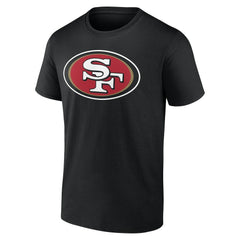 San Francisco 49ers Team Authentic Personalized Name & Number T-Shirt Black