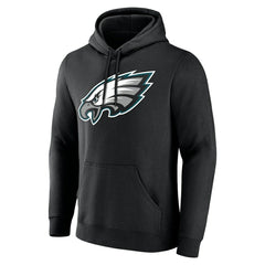 Philadelphia Eagles Team Authentic Personalized Name & Number Hoodie Black