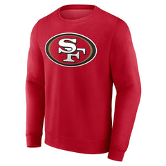 San Francisco 49ers Team Authentic Personalized Name & Number Sweatshirt Scarlet