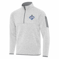 Los Angeles Dodgers Antigua 2025 World Series Champions Fortune Quarter-Zip Jacket - Heather Gray - MLB on Sale