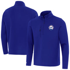 Los Angeles Dodgers Antigua Back-to-Back World Series Champions Insider Quarter-Zip Pullover - Royal - MLB Online