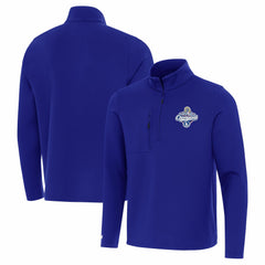 Los Angeles Dodgers Antigua 2025 World Series Champions Insider Quarter-Zip Pullover - Royal - MLB Online