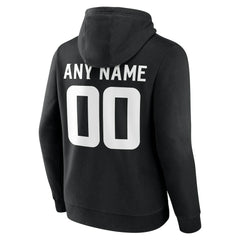 Minnesota Vikings Big & Tall Team Authentic Custom Hoodie Black