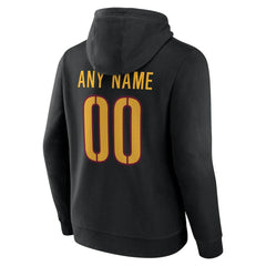 Washington Commanders Big & Tall Team Authentic Custom Hoodie Black
