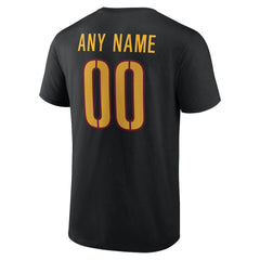 Washington Commanders Big & Tall Team Authentic Custom T-Shirt Black