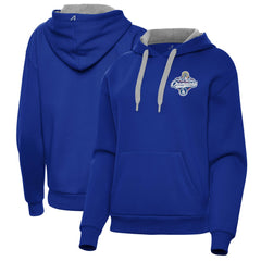 Los Angeles Dodgers Antigua Women's 2025 World Series Champions Victory Hoodie - Royal - MLB Discount