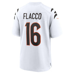 Nike Joe Flacco Cincinnati Bengals Game Jersey White