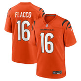 Nike Joe Flacco Cincinnati Bengals Alternate Game Jersey Orange