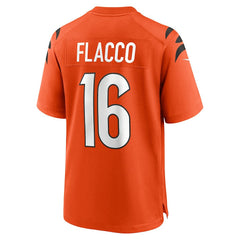 Nike Joe Flacco Cincinnati Bengals Alternate Game Jersey Orange