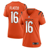 Nike Joe Flacco Cincinnati Bengals Women's Alternate Game Jersey Orange
