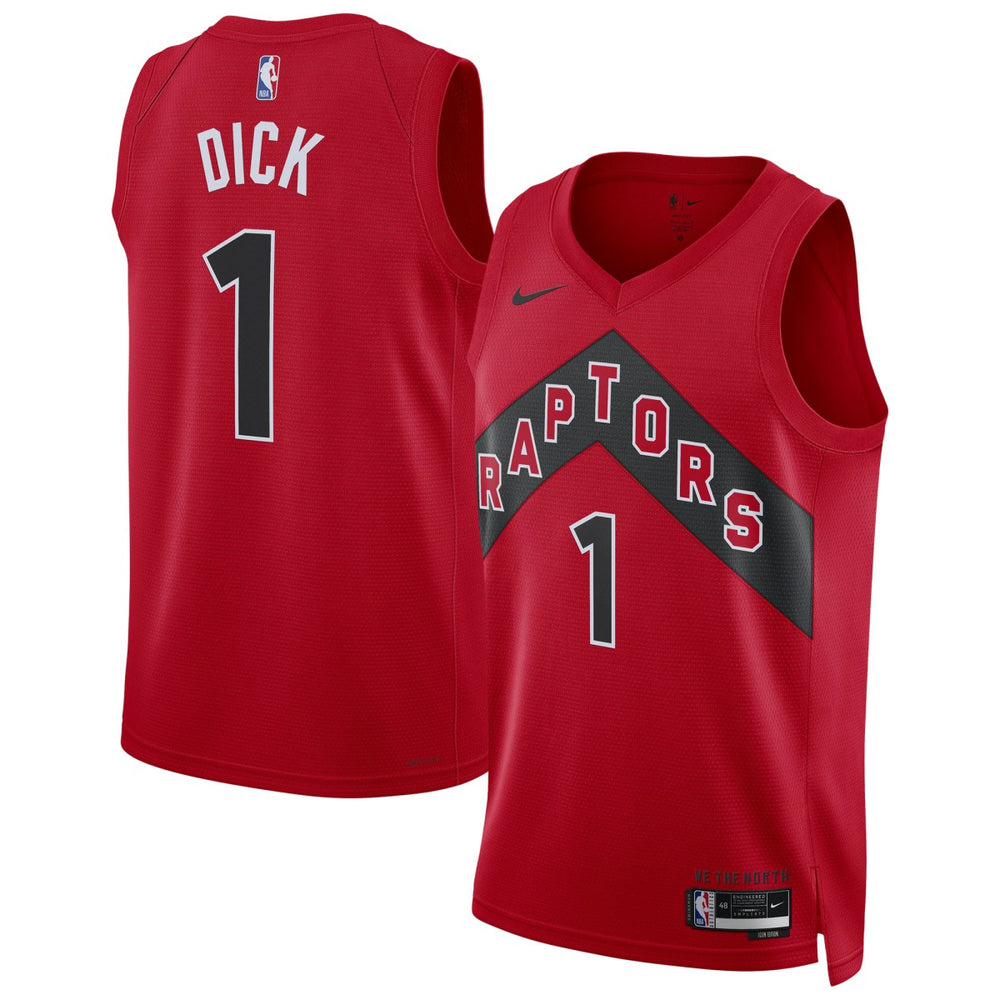 Gradey Dick Toronto Raptors Unisex Swingman Player Jersey Icon Edition Red | Nike for sale