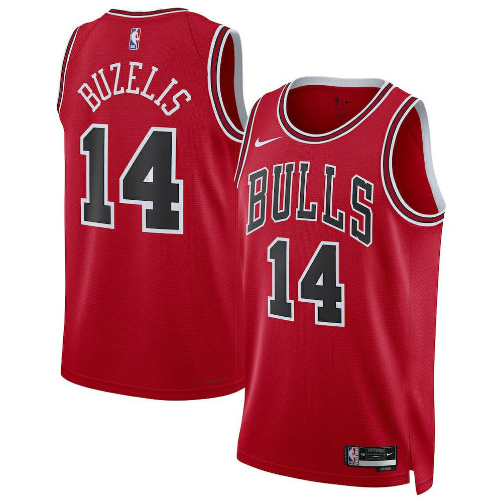 Matas Buzelis Chicago Bulls Unisex Swingman Player Jersey for sale Icon Editi- Red | Nike US