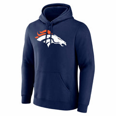 Denver Broncos Big & Tall Team Authentic Custom Hoodie Navy