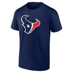Houston Texans Big & Tall Team Authentic Custom T-Shirt Navy