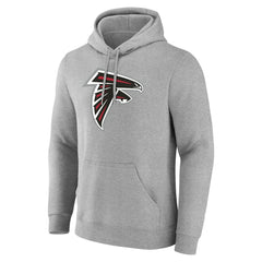 Atlanta Falcons Big & Tall Team Authentic Custom Hoodie Gray