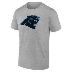Carolina Panthers Big & Tall Team Authentic Custom T-Shirt Gray
