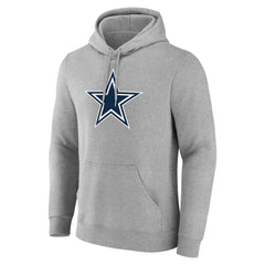 Dallas Cowboys Big & Tall Team Authentic Custom Hoodie Gray