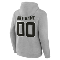 Jacksonville Jaguars Big & Tall Team Authentic Custom Hoodie Gray