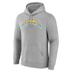 Los Angeles Chargers Big & Tall Team Authentic Custom Hoodie Gray