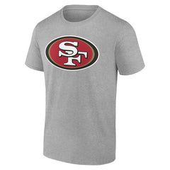 San Francisco 49ers Big & Tall Team Authentic Custom T-Shirt Gray