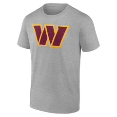 Washington Commanders Big & Tall Team Authentic Custom T-Shirt Gray