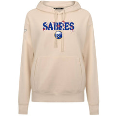 Buffalo Sabres Levelwear Women's Festive Holiday Adorn Hoodie - Khaki - NHL 203587442