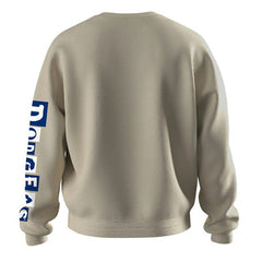 Los Angeles Dodgers Fanatics Women's 2025 World Series Champions Pennant Spirit Jersey Fleece Sweatshirt - Beige - Fanatics Lifestyle