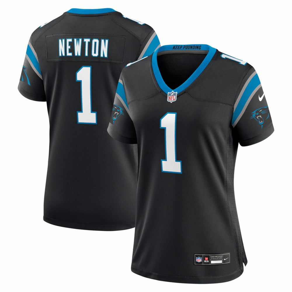 Nike Cam Newton Carolina Panthers Women's Team Retired Game Jersey Black