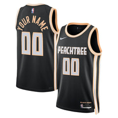 Atlanta Hawks Unisex 2025/26 City Edition Swingman Custom Jersey Black | Nike online