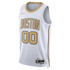 Boston Celtics Unisex 2025/26 City Edition Swingman Custom Jersey White | Nike