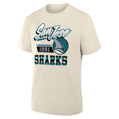 San Jose Sharks Alternate Legacy T-Shirt - Cream - NHL 203598801