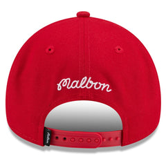 Houston Rockets x Malbon Golf Unisex 9FORTY A-Frame Adjustable Hat for sale Red | New Era Near Me
