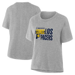 Indiana Pacers Women's Noches Training T-Shirt Gray