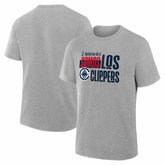 LA Clippers Noches Training T-Shirt Gray