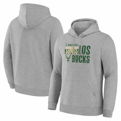 Milwaukee Bucks Noches Training Hoodie Gray