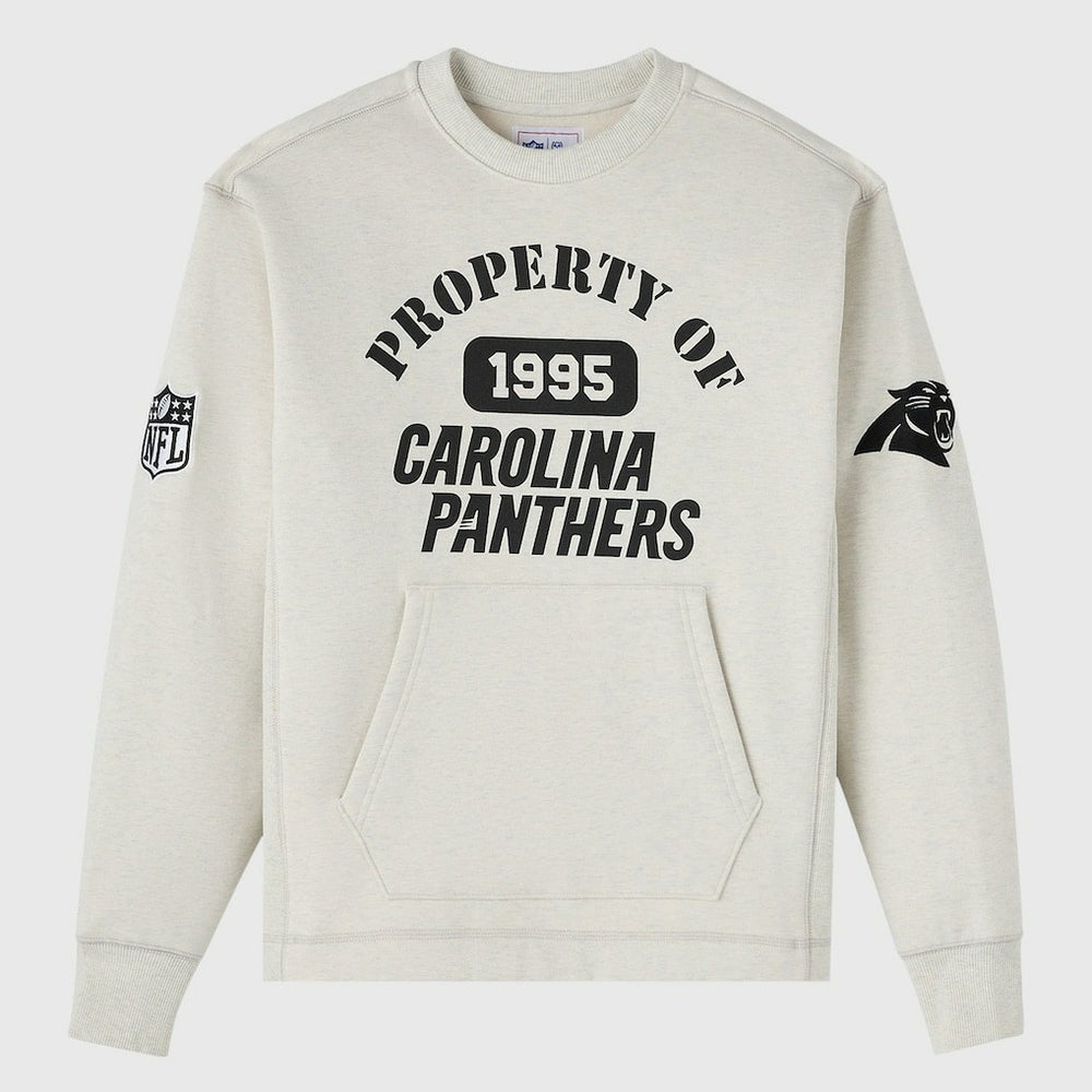 Carolina Panthers OVO x NFL Unisex Fleece Sweatshirt Heather Gray