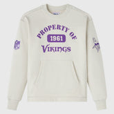 Minnesota Vikings OVO x NFL Unisex Fleece Sweatshirt Heather Gray
