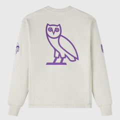 Minnesota Vikings OVO x NFL Unisex Fleece Sweatshirt Heather Gray