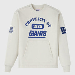 New York Giants OVO x NFL Unisex Fleece Sweatshirt Heather Gray