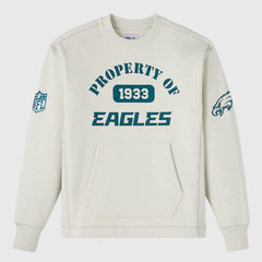 Philadelphia Eagles OVO x NFL Unisex Fleece Sweatshirt Heather Gray