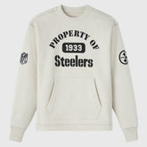 Pittsburgh Steelers OVO x NFL Unisex Fleece Sweatshirt Heather Gray