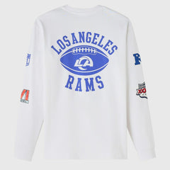 Los Angeles Rams OVO x NFL Unisex Long Sleeve T-Shirt White