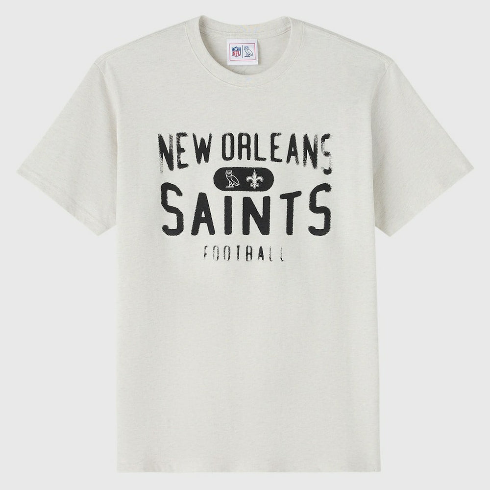 New Orleans Saints OVO x NFL Unisex T-Shirt Heather Gray