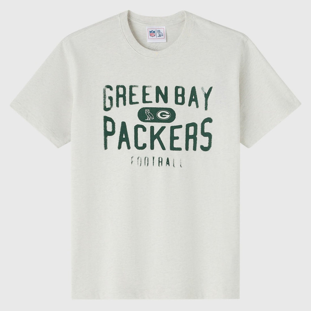 Green Bay Packers OVO x NFL Unisex T-Shirt Heather Gray