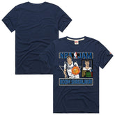 Cooper Flagg Dallas Mavericks Homage Unisex NBA Jam Tri-Blend T-Shirt Navy